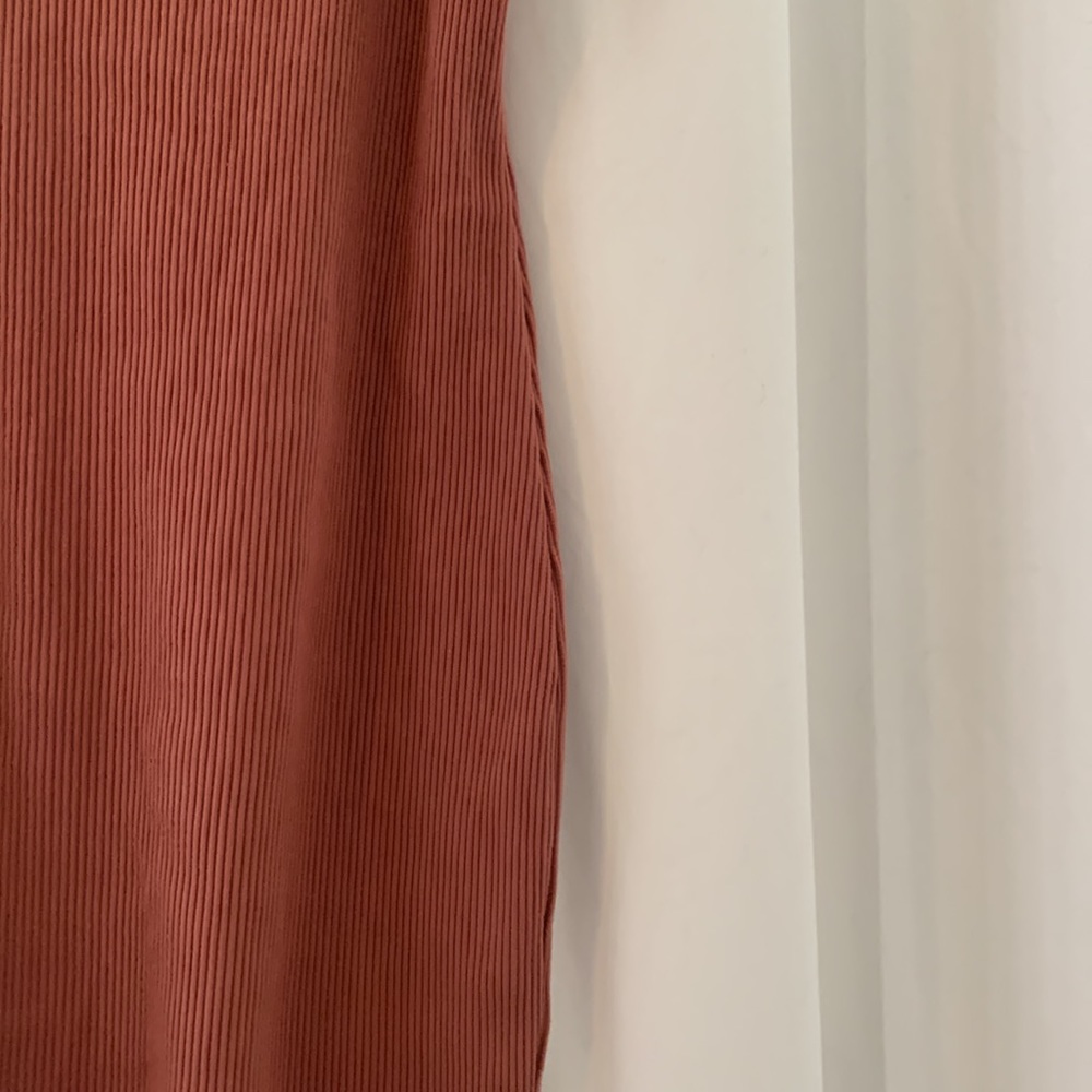 Bodycon Rust Dress - Picture 3 of 3